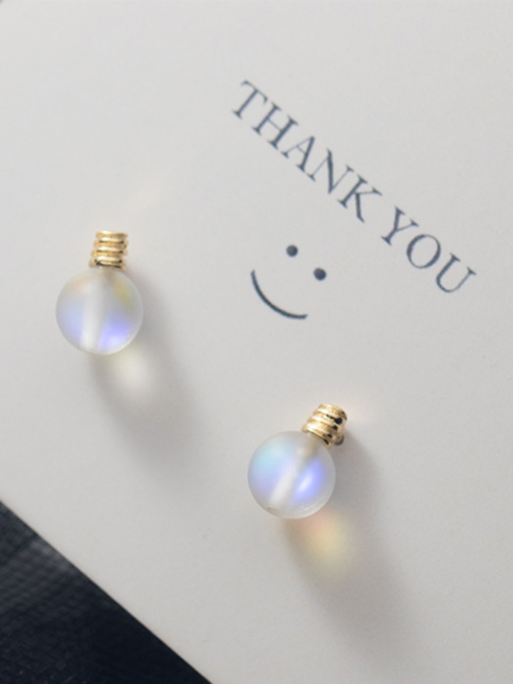 NWT Light Bulb Earrings Sterling Silver | Gold Jewelry Iridescent Gift Presents